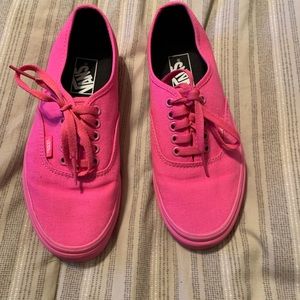 Pink Mono Vans Authentic Shoes